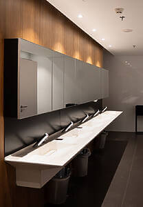 Modern Interior Of Public Toilet