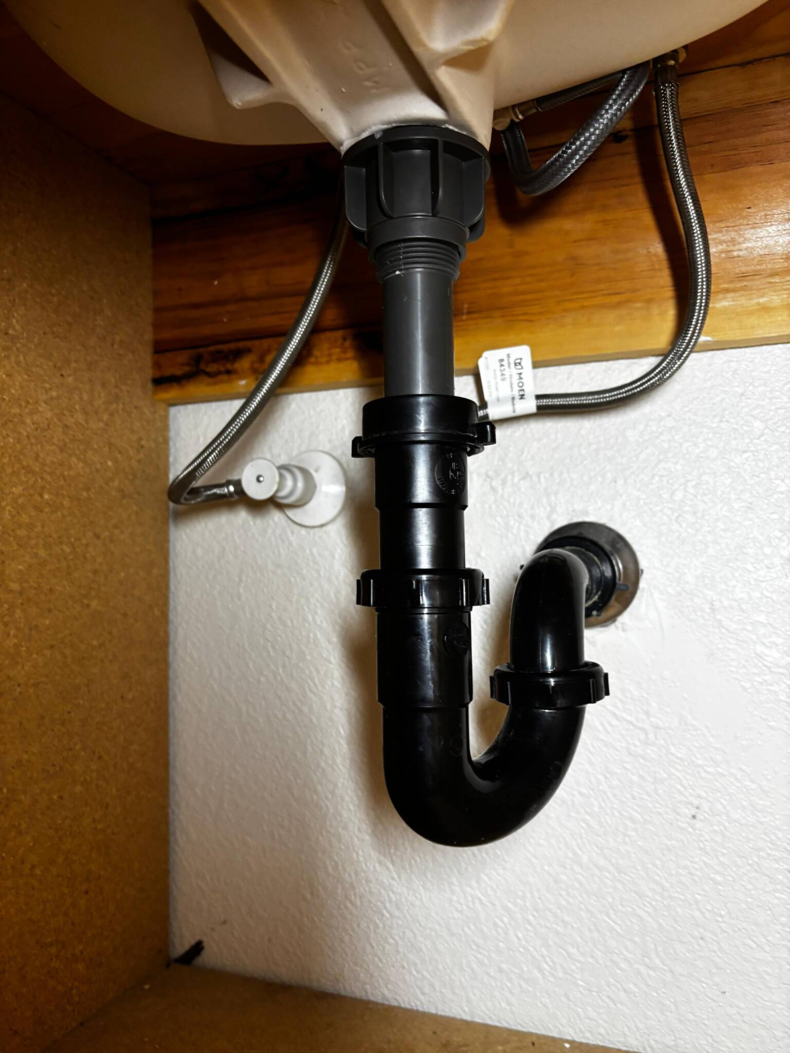 Before: Cracked cast iron branch drain line in Mill Valley home